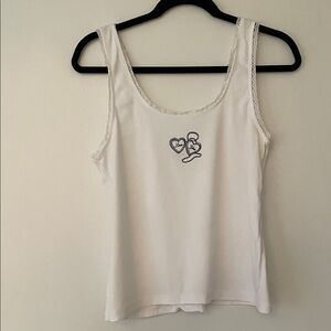 Lace Trimmed Tank